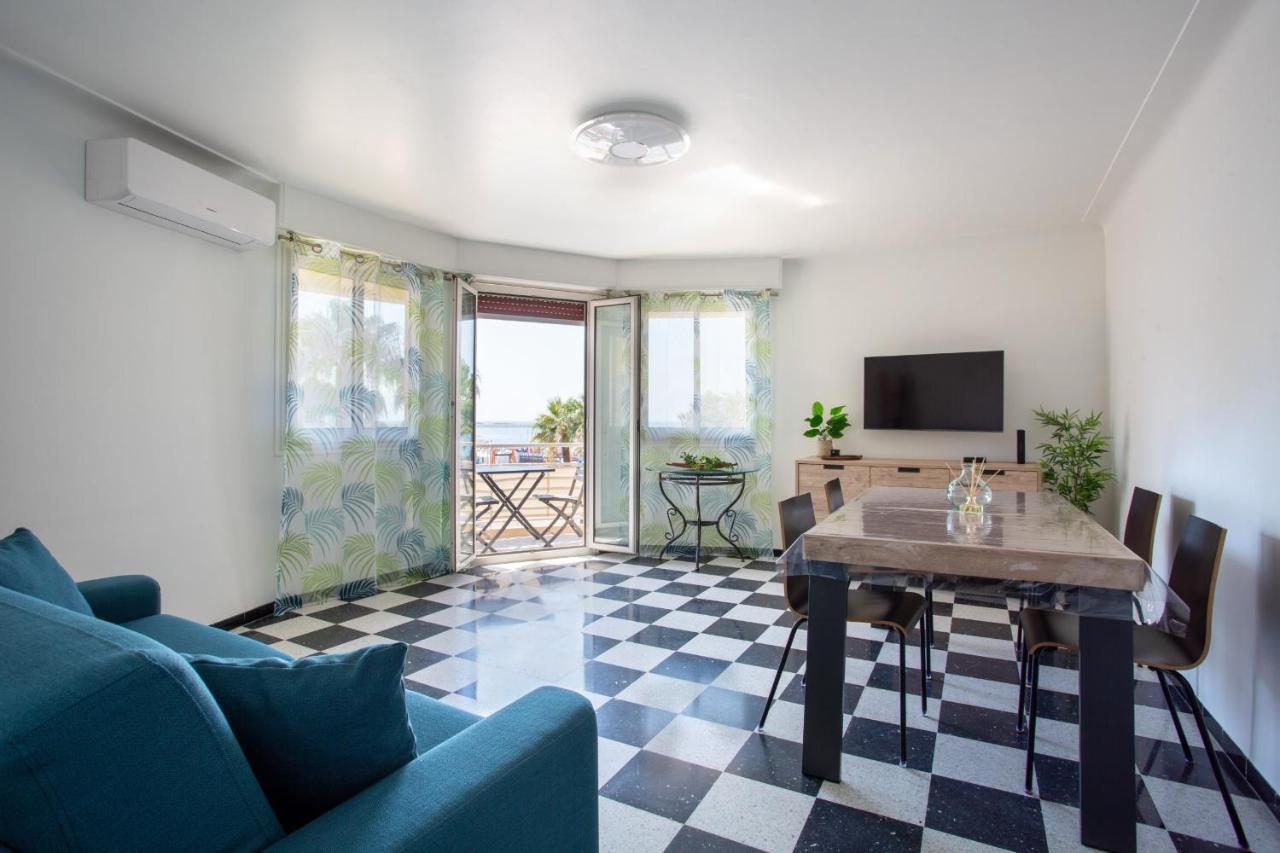 Apartment T2 Air-Conditioned Sea View แซ็งต์-โลร็อง-ดู-วาร์ ภายนอก รูปภาพ