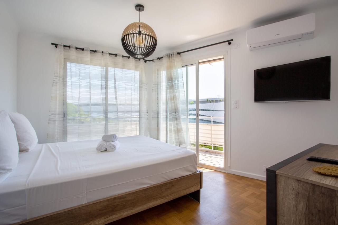 Apartment T2 Air-Conditioned Sea View แซ็งต์-โลร็อง-ดู-วาร์ ภายนอก รูปภาพ