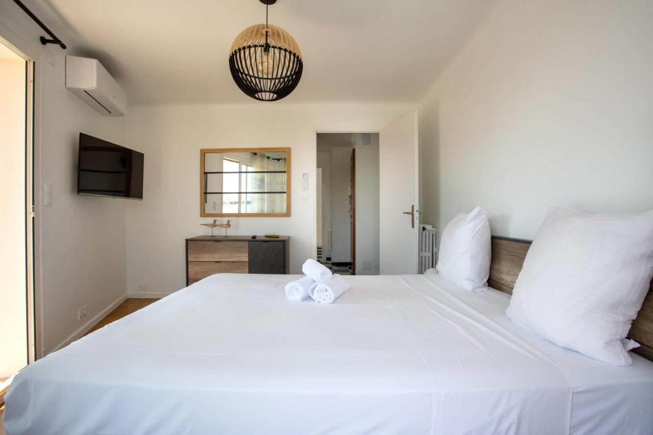 Apartment T2 Air-Conditioned Sea View แซ็งต์-โลร็อง-ดู-วาร์ ภายนอก รูปภาพ